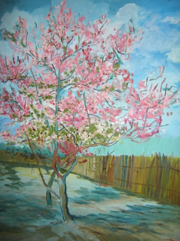 Cherry Bloom — Acrylic on canvas