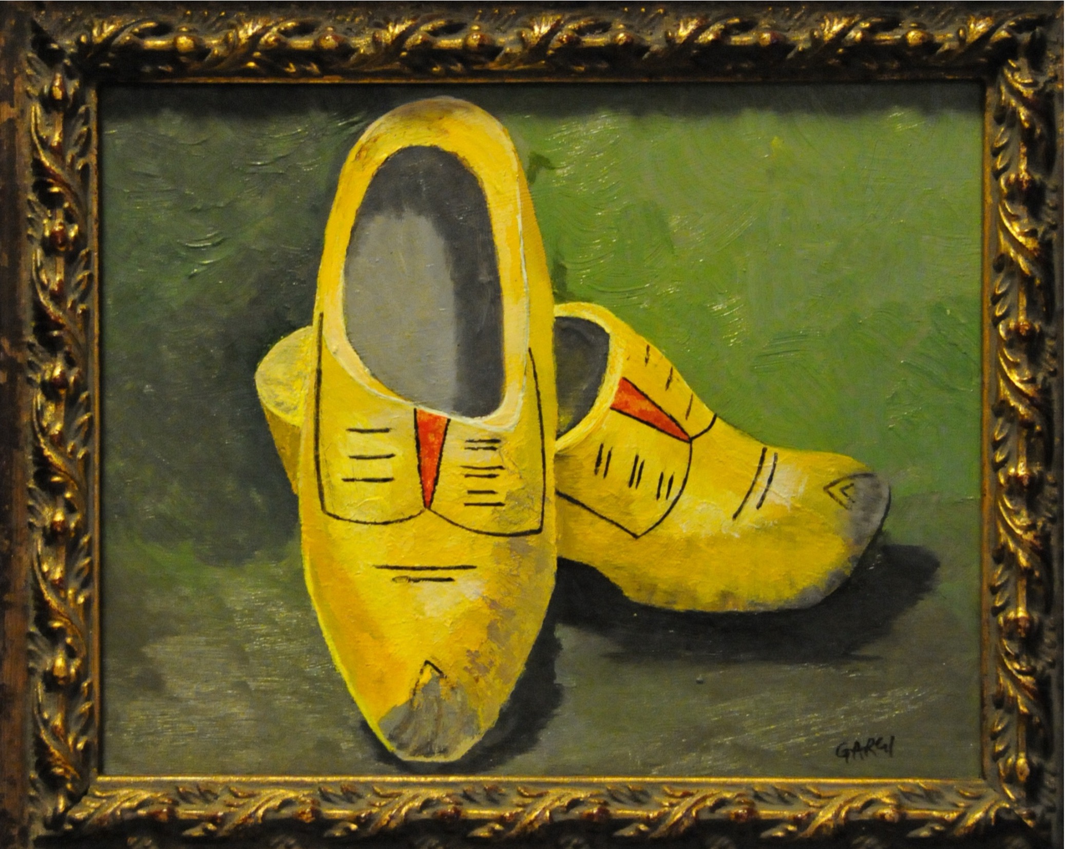 Dutch Clogs — Acrylic on canvas