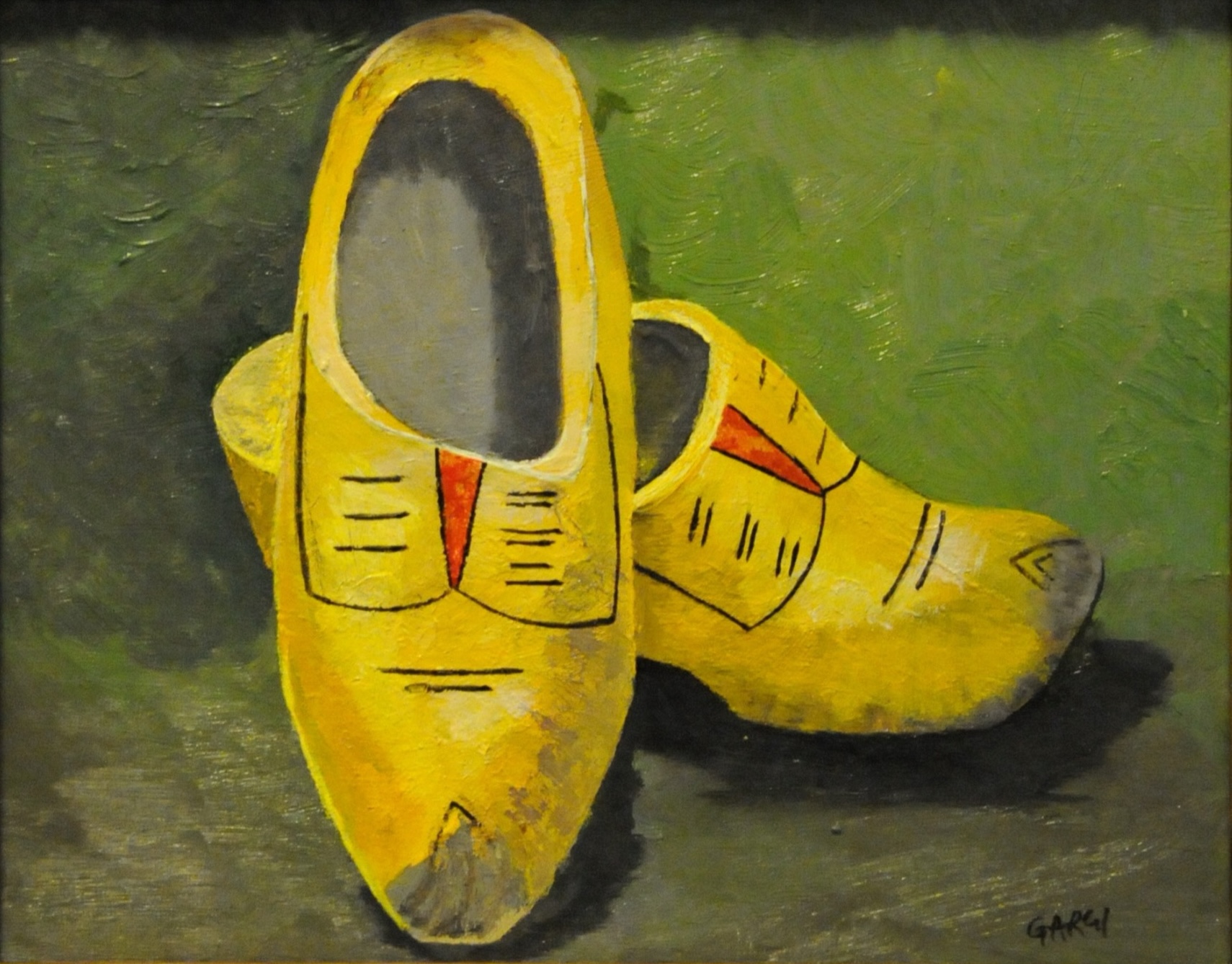 Dutch Clogs — Acrylic on canvas